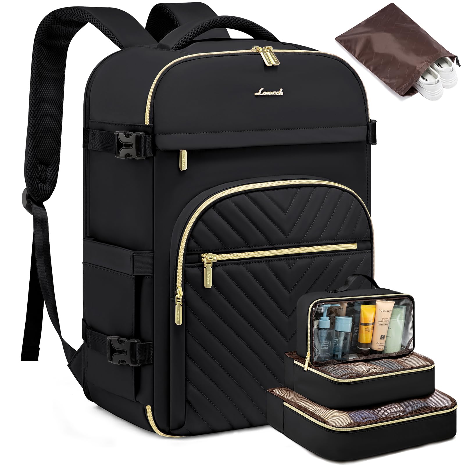 Foto 1 | Mochila De Viaje Lovevook Large 40l Para Mujer Con Portátil De 17 Pulgadas - Venta Internacional.