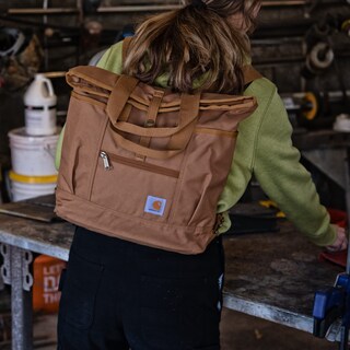 Foto 6 | Bolsa Carhartt Convertible Con Funda Para Portátil, Color Vino - Venta Internacional.
