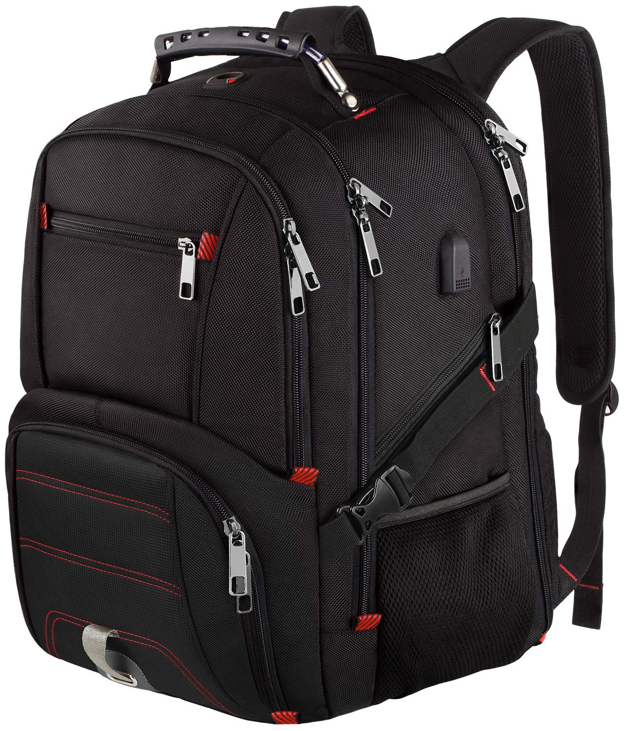 Mochila Ltinveck Para Portátil De Viaje Extra Grande Con Rfid De 17 Pulgadas - Venta Internacional.