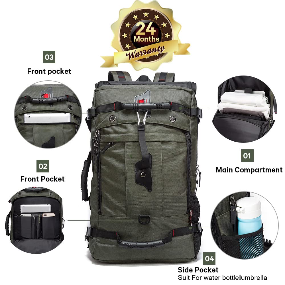 Foto 4 pulgar | Mochila De Viaje Kaka 2070 Durable Convertible De 35 L Para Portátil De 15.6 - Venta Internacional.