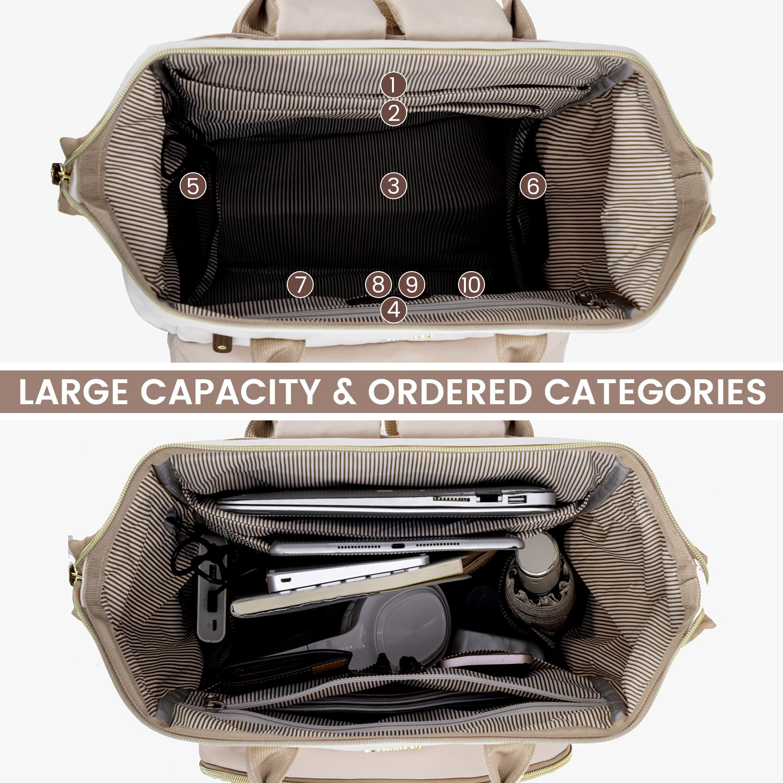 Foto 3 pulgar | Mochila Lovevook Laptop 15.6'' Impermeable Para Mujer - Venta Internacional.