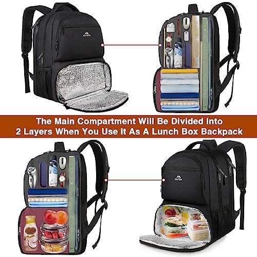 Foto 5 pulgar | Mochila Matein Para Hombre, 45 L, Con Puerto De Carga Usb, Color Negro - Venta Internacional.