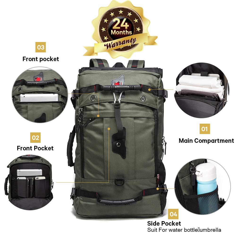 Foto 5 pulgar | Mochila Kaka Travel Convertible De 40 Litros Para Portátil De 17,3 Pulgadas - Venta Internacional.