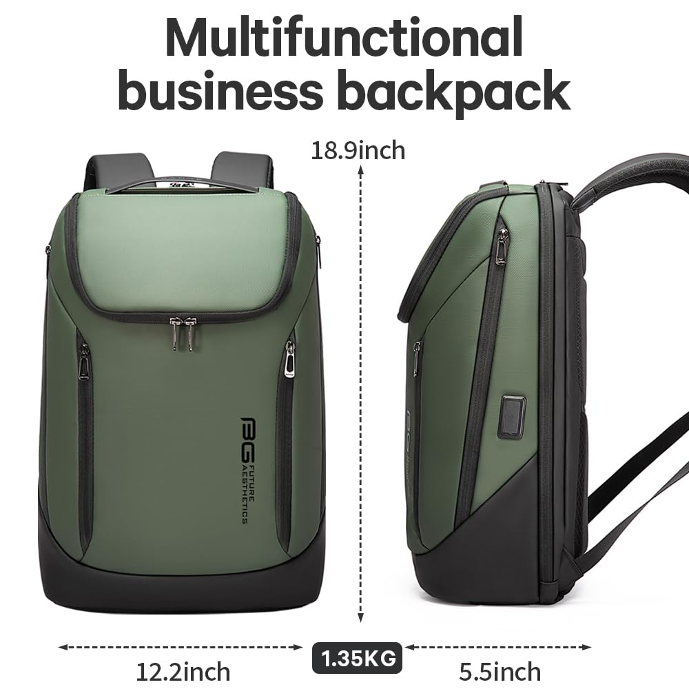 Foto 7 pulgar | Mochila Bange Business Smart Impermeable Para Portátil De 15,6 Pulgadas - Venta Internacional.