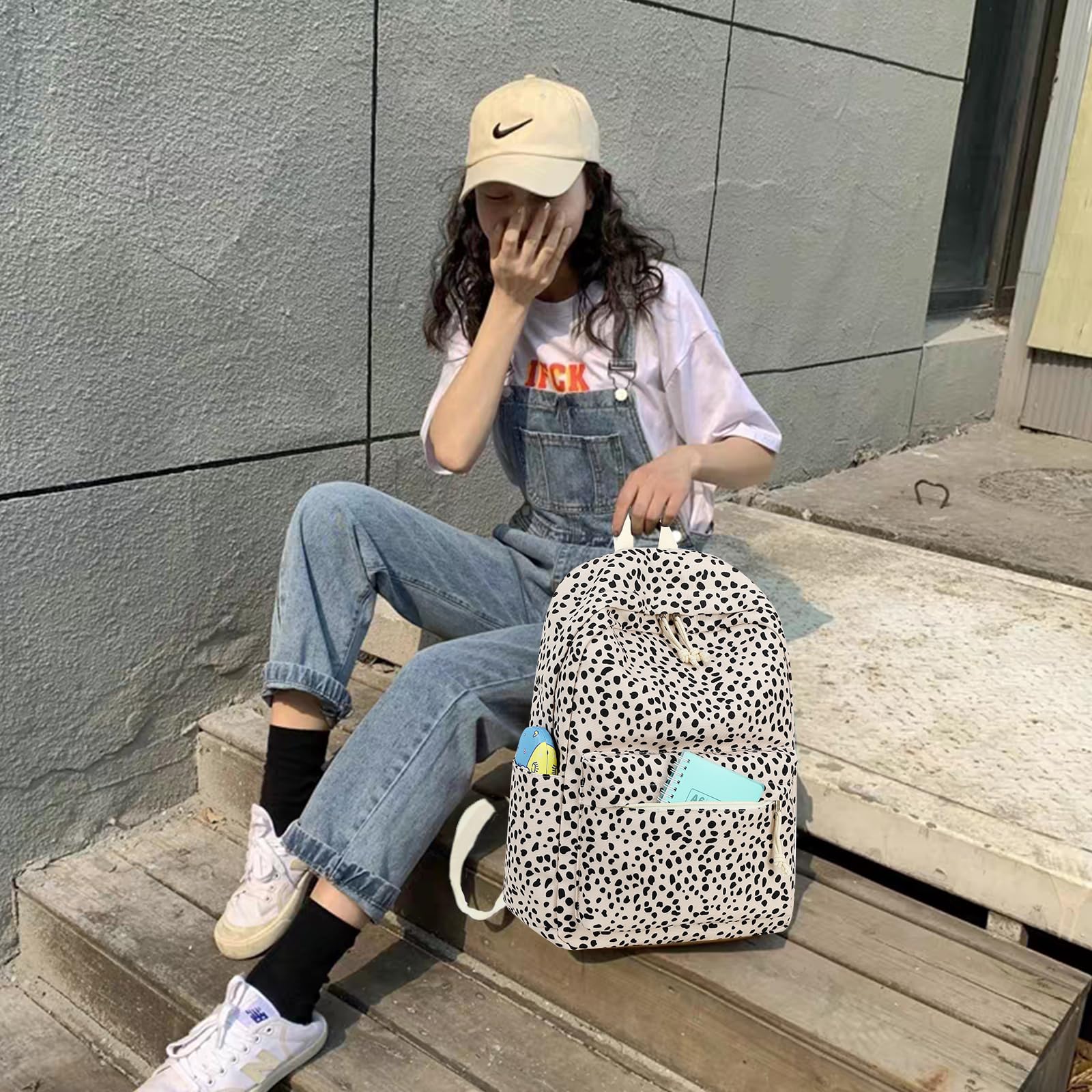 Foto 6 pulgar | Mochila Escolar Btoop Leopard Para Adolescentes Y Mujeres Con Portátil De 17 Pulgadas - Venta Internacional.