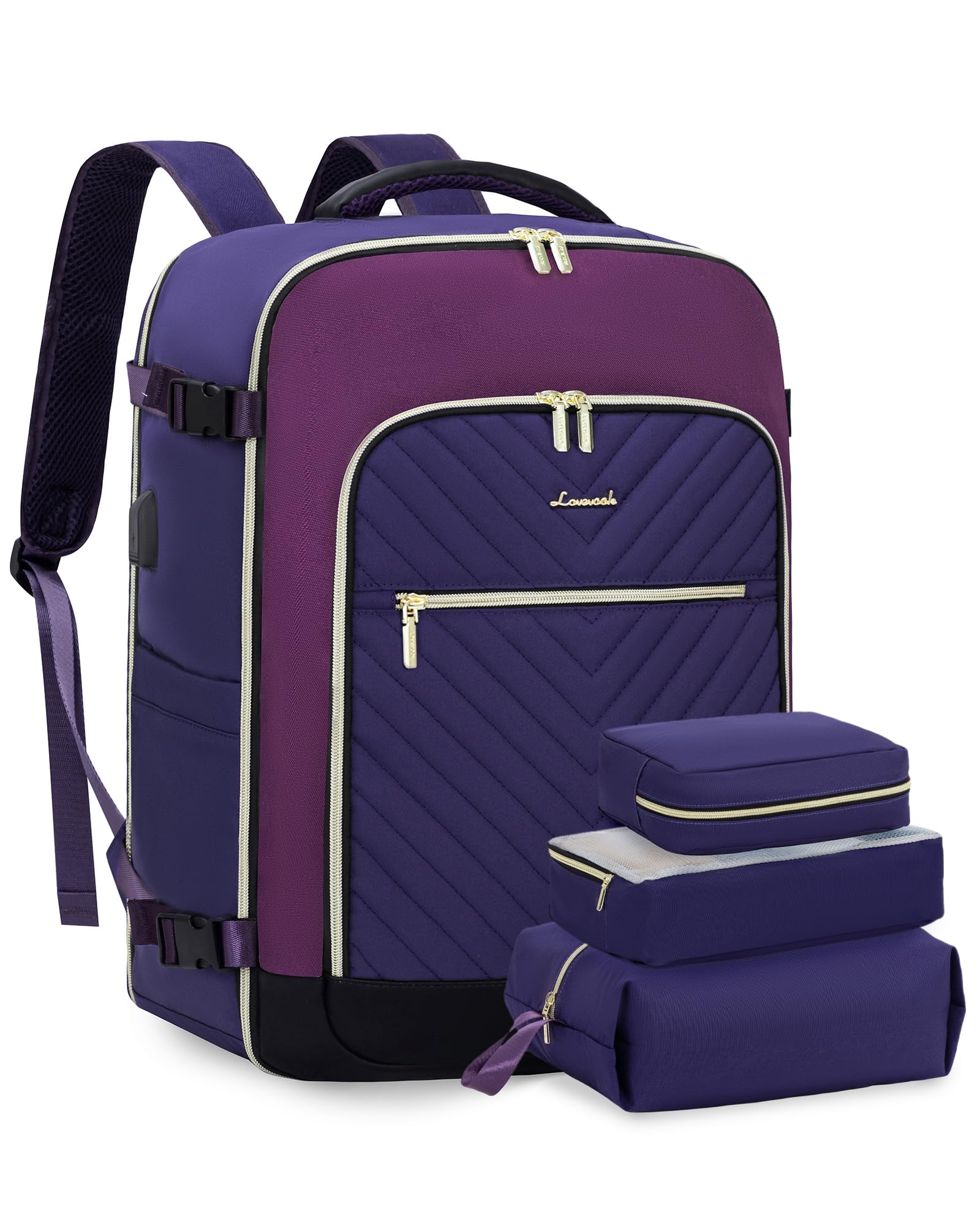 Mochila Lovevook Large Travel De 40 Litros Para Mujer Con Portátil De 17 Pulgadas - Venta Internacional.