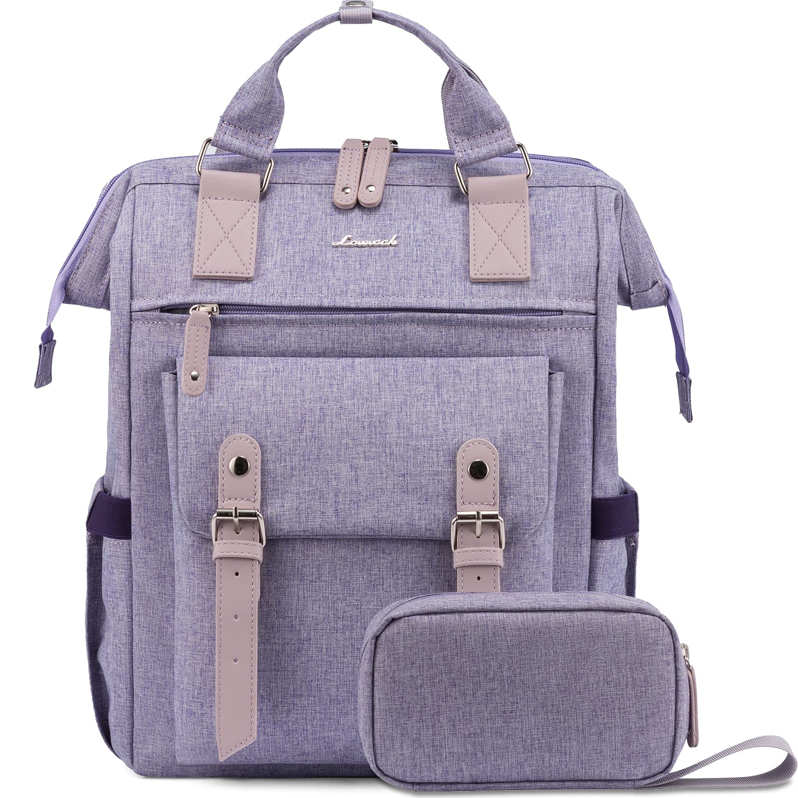 Mochila Para Portátil Lovevook Para Mujer 15.6 Pulgadas, Color Morado - Venta Internacional.