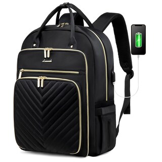 Foto 1 | Mochila Para Portátil Lovevook Para Mujer, Profesora, 17.3 Pulgadas, Impermeable, Negra - Venta Internacional.