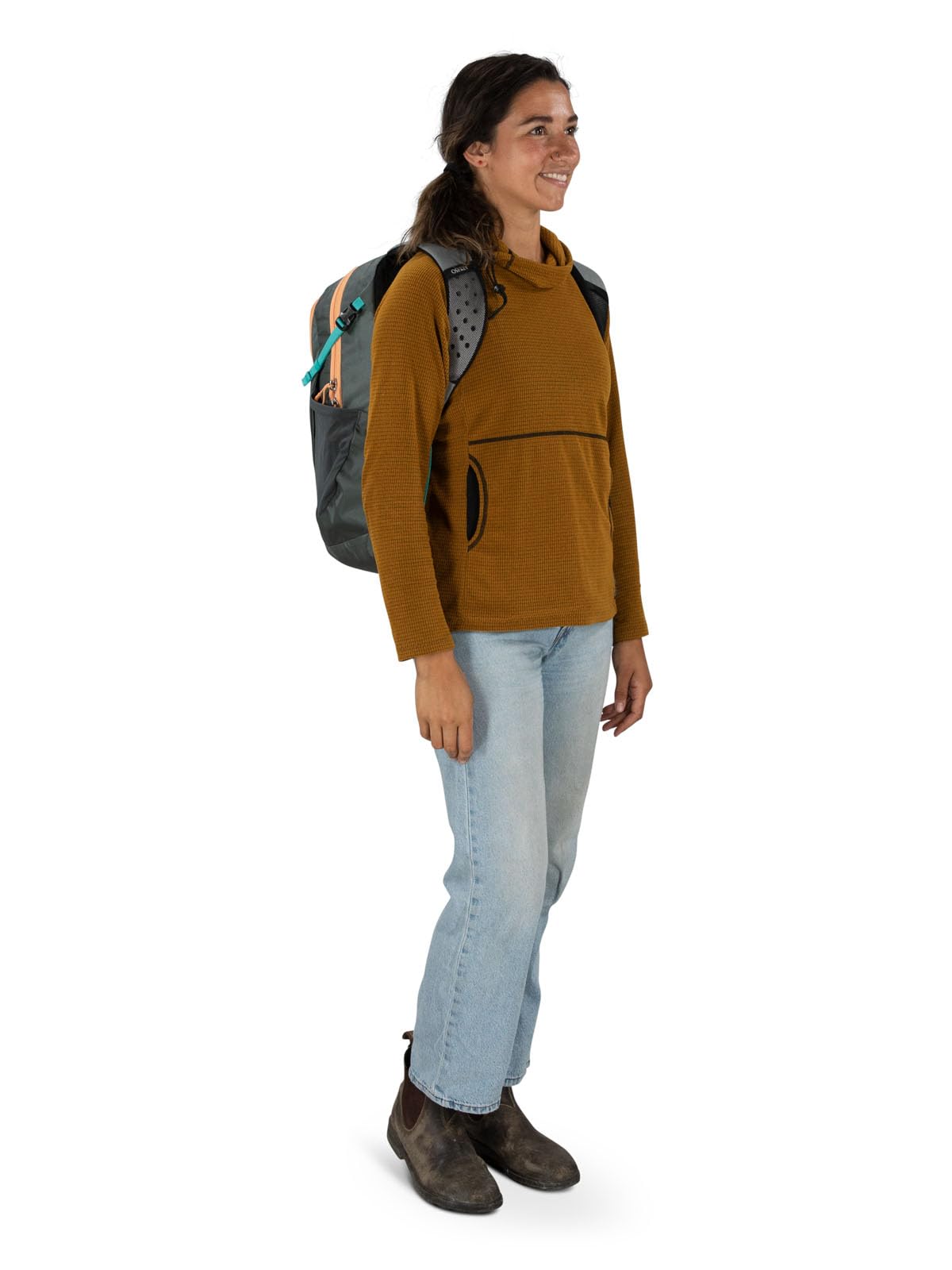 Foto 3 pulgar | Mochila Osprey Flare Everyday Para Portátil De 16 Pulgadas, Color Gris - Venta Internacional.