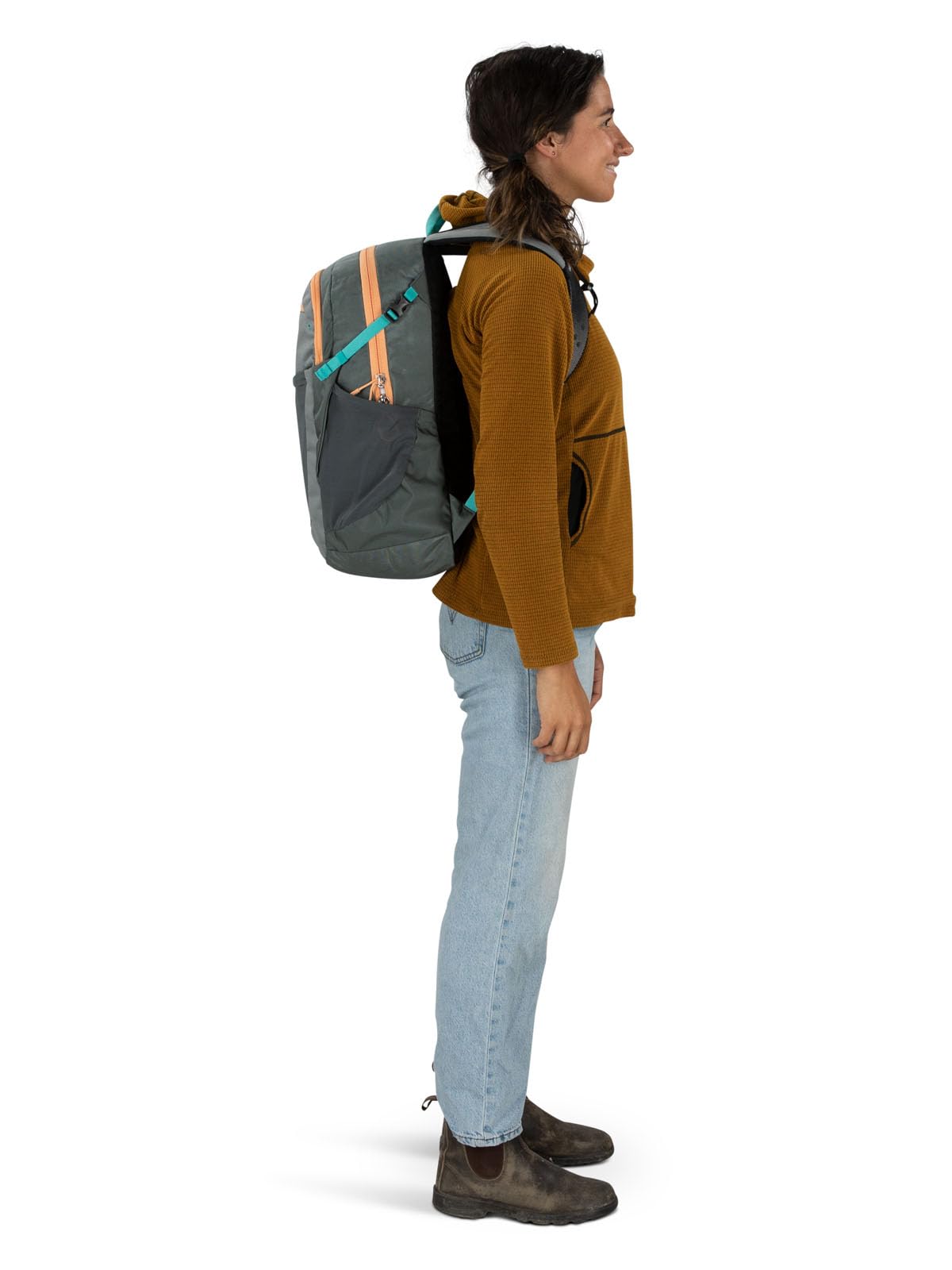 Foto 4 pulgar | Mochila Osprey Flare Everyday Para Portátil De 16 Pulgadas, Color Gris - Venta Internacional.