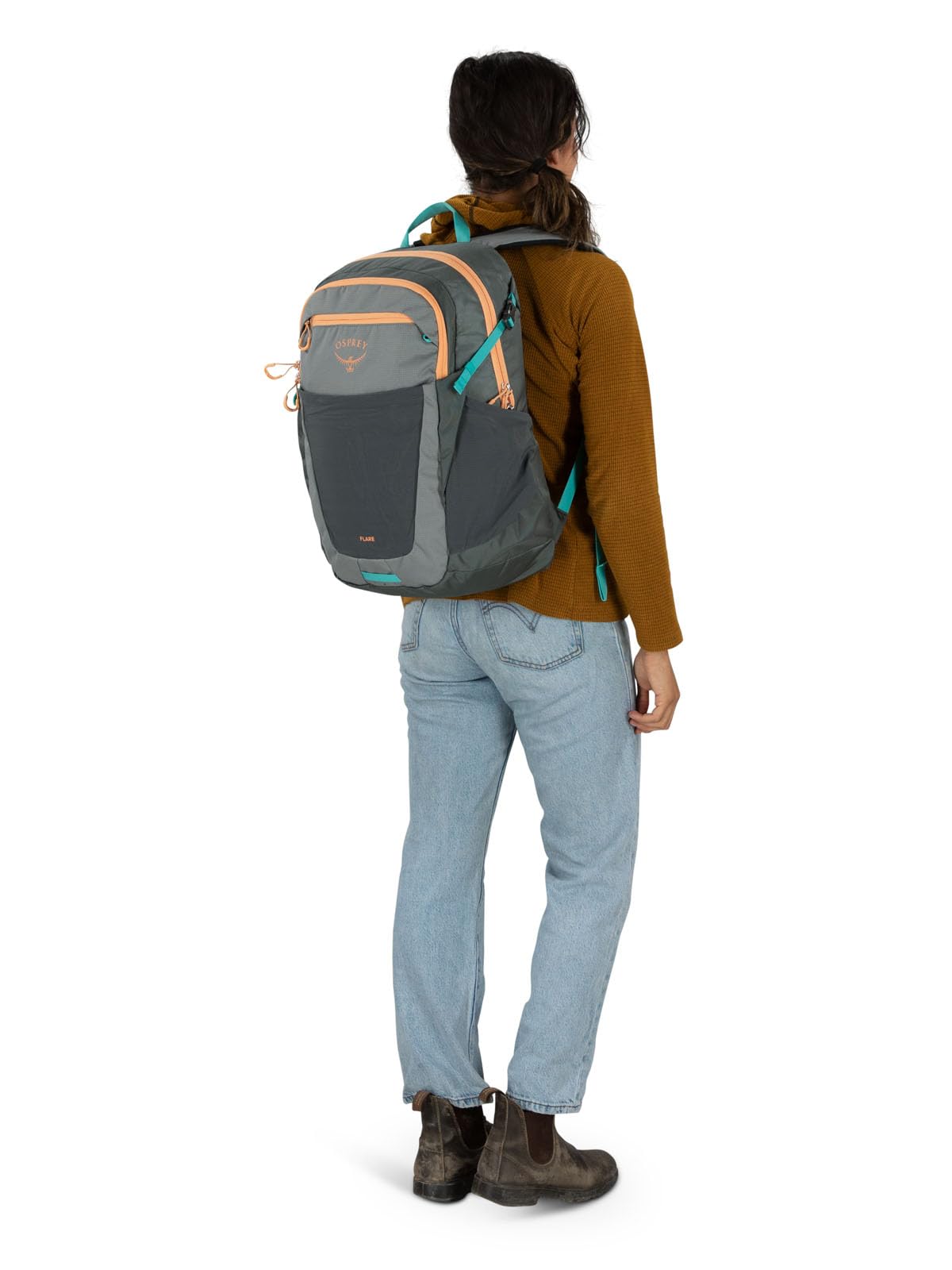 Foto 5 pulgar | Mochila Osprey Flare Everyday Para Portátil De 16 Pulgadas, Color Gris - Venta Internacional.