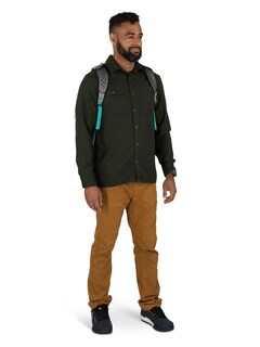 Foto 5 | Mochila Osprey Flare Everyday Para Portátil De 16 Pulgadas, Color Gris - Venta Internacional.