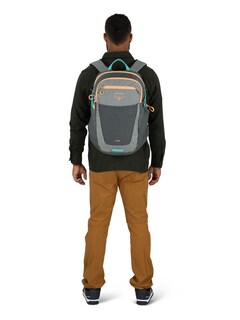 Foto 7 | Mochila Osprey Flare Everyday Para Portátil De 16 Pulgadas, Color Gris - Venta Internacional.