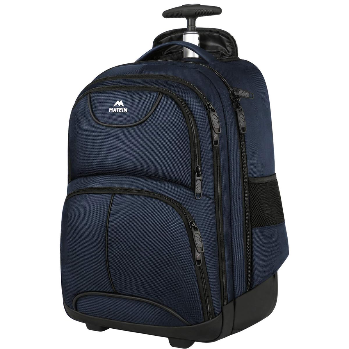 Mochila Matein Con Ruedas Freewheel Para Portátil De 17 Pulgadas, Color Azul - Venta Internacional.