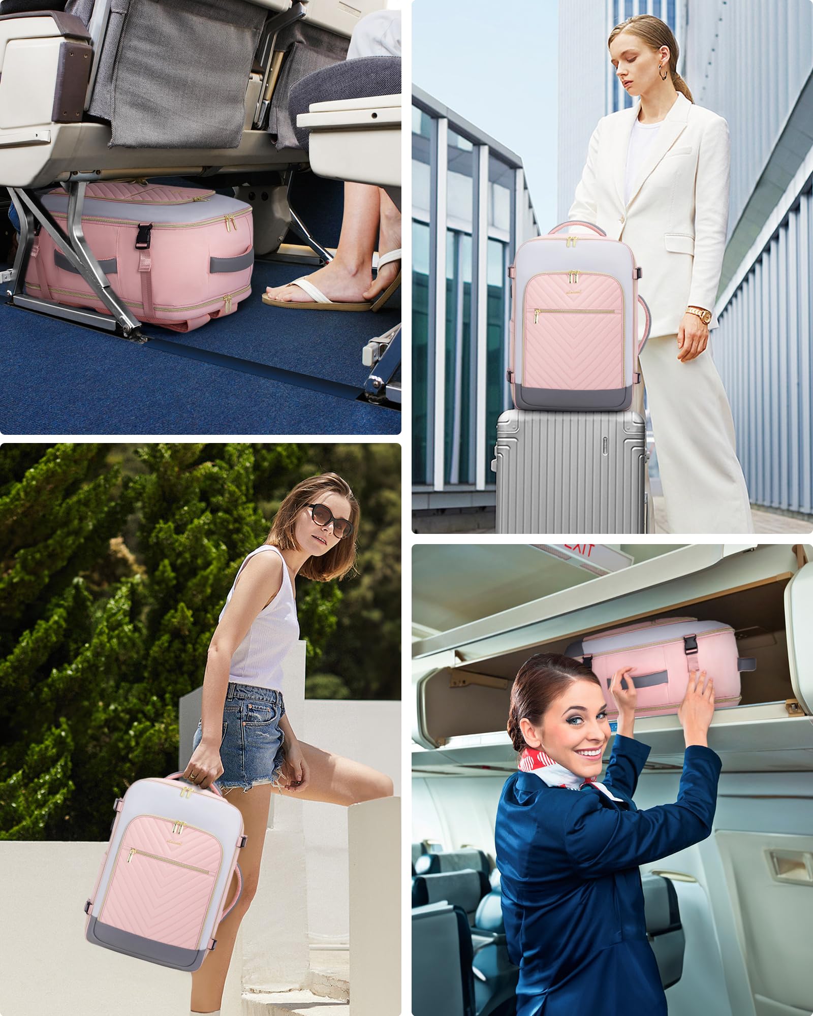 Foto 7 pulgar | Mochila Lovevook Large Travel De 40 Litros Para Mujer Con Portátil De 17 Pulgadas - Venta Internacional.