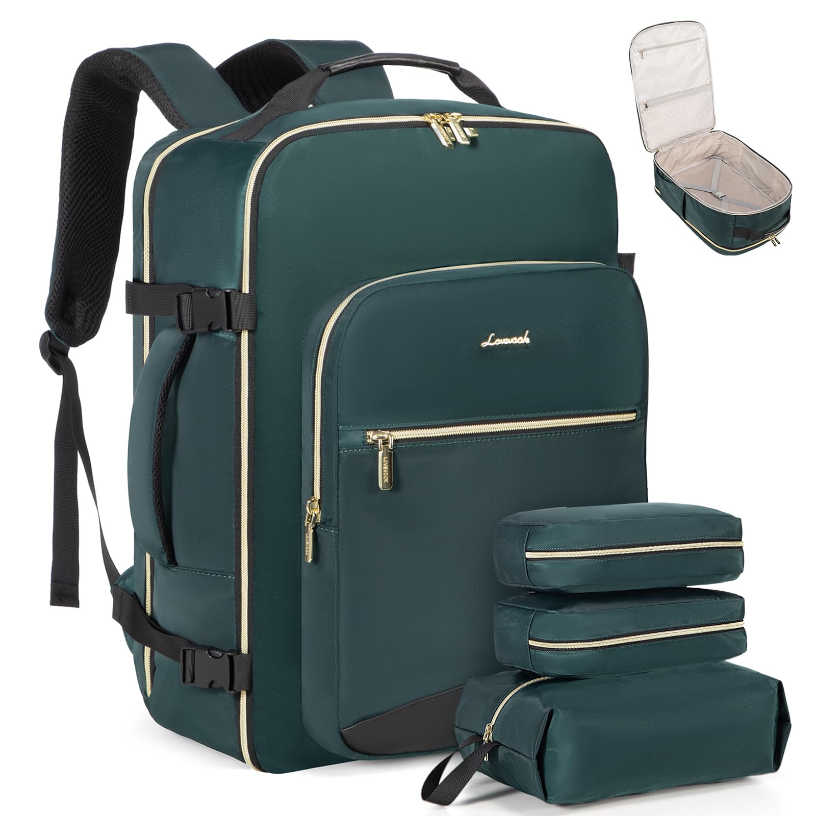Mochila De Viaje Lovevook De 50 Litros Con 3 Cubos De Embalaje A Prueba De Agua - Venta Internacional.