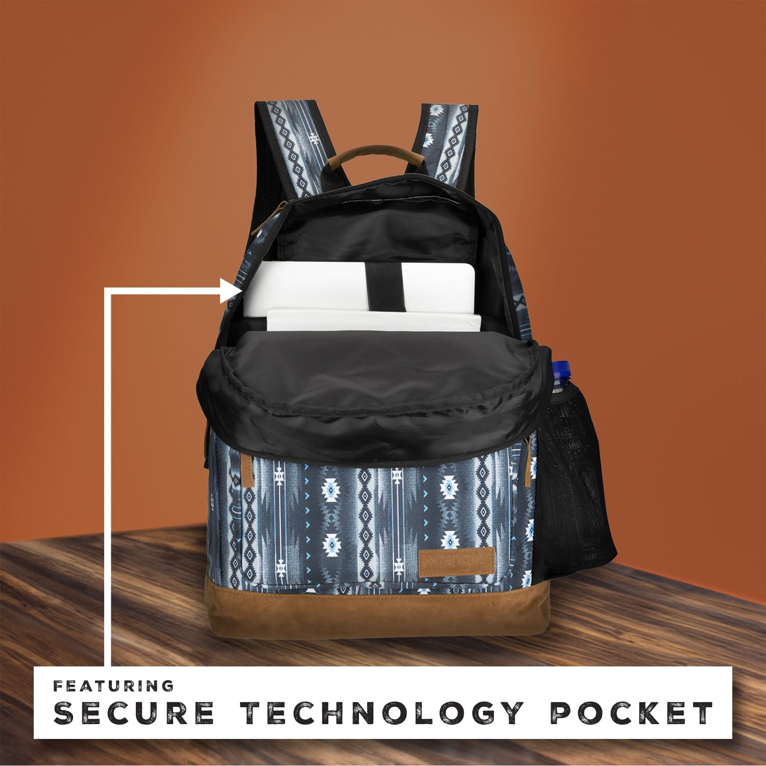 Foto 8 pulgar | Mochila Wrangler Yellowstone, Robusta, Resistente Al Agua, Retro - Venta Internacional.
