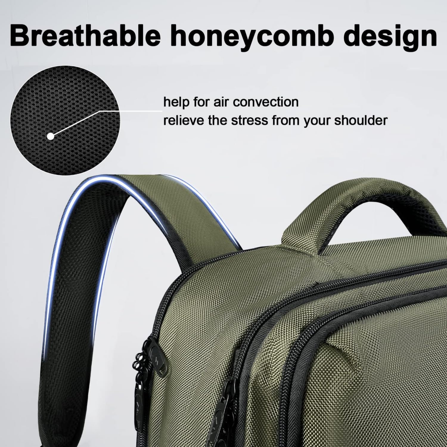 Foto 7 pulgar | Mochila Matein Carry On Extra Grande De 40 Litros Para Portátil De 17 Pulgadas - Venta Internacional.