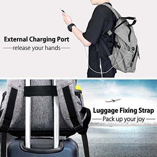 Foto 5 pulgar | Mochila Para Portátil Hap Tim 7651-bg Para Mujer Con Portátil De 15,6 Pulgadas - Venta Internacional.