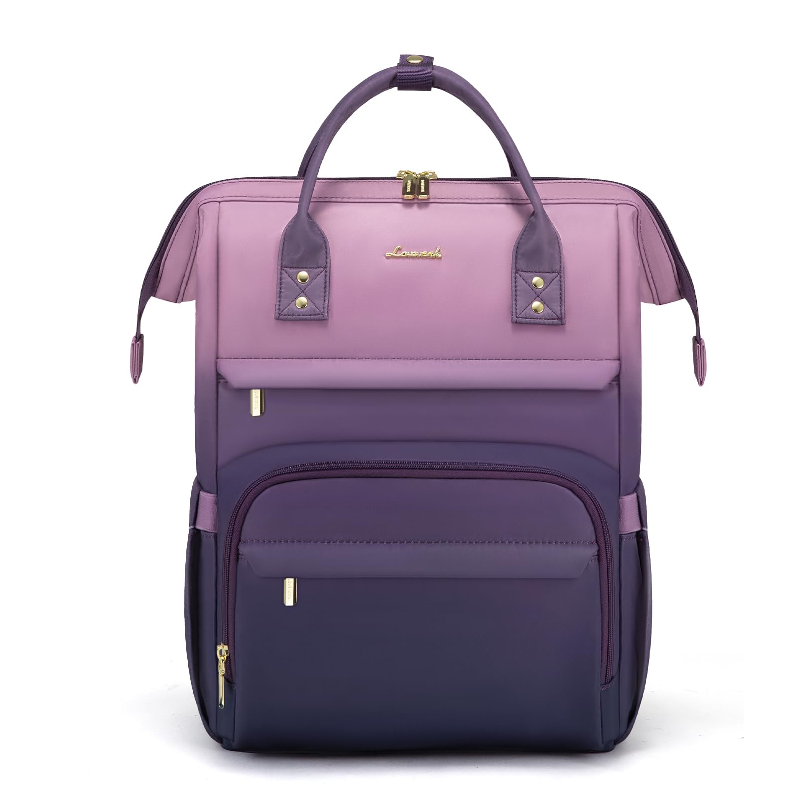 Mochila Para Portátil Lovevook Gradient 15.6 Pulgadas, Impermeable, Violeta - Venta Internacional.