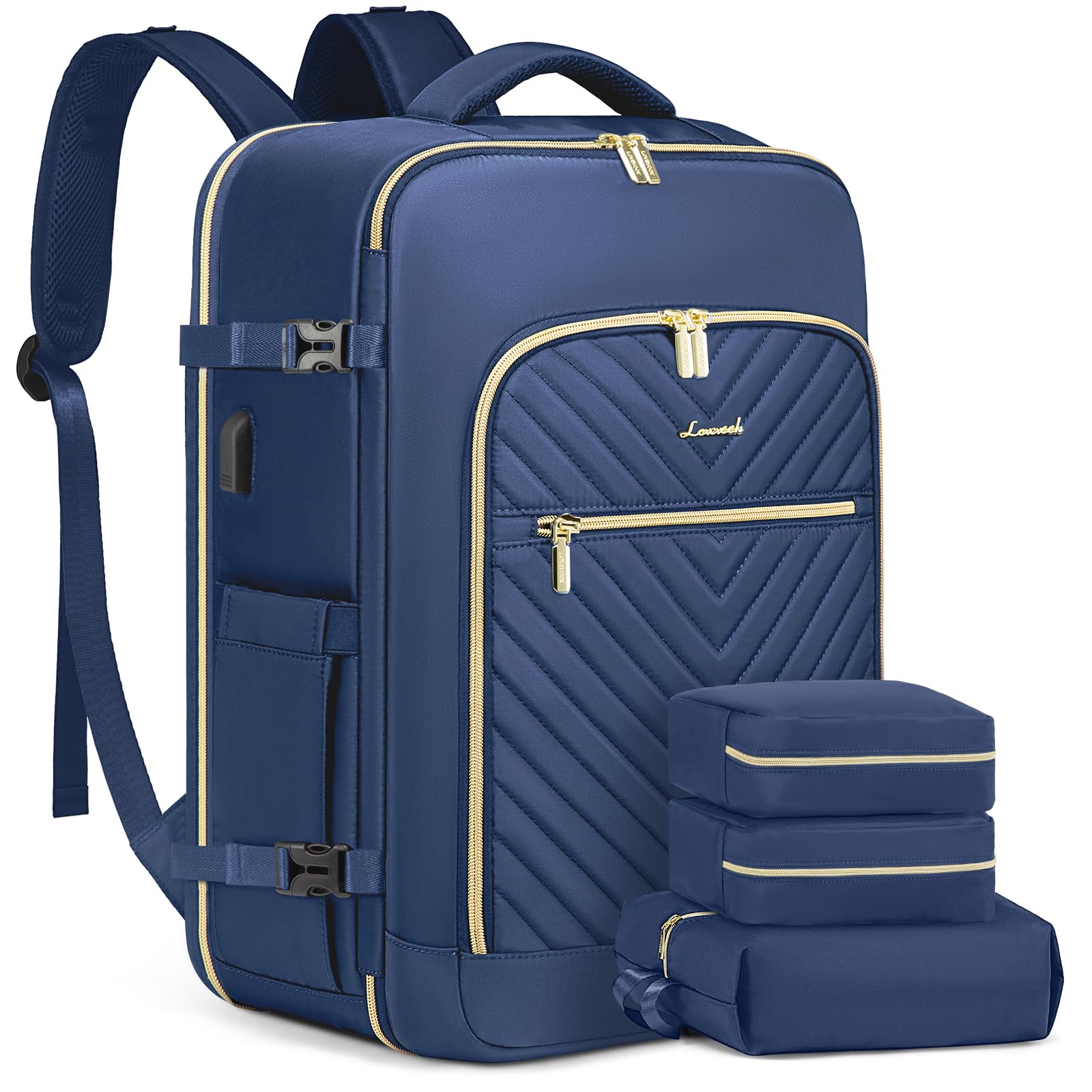 Mochila De Viaje Lovevook Grande Para Mujer Con Cubos De Embalaje - Venta Internacional.