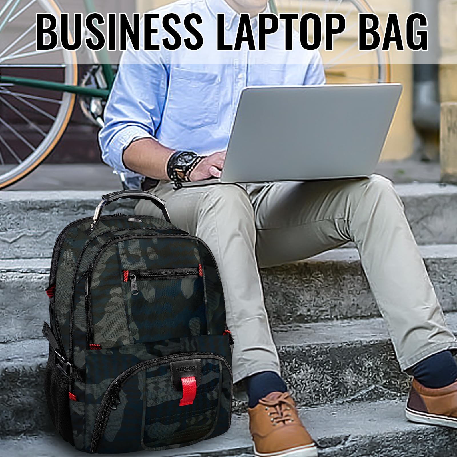 Foto 4 | Mochila De Viaje Yorepek Extra Grande 50 L Resistente Al Agua 50 L - Venta Internacional.