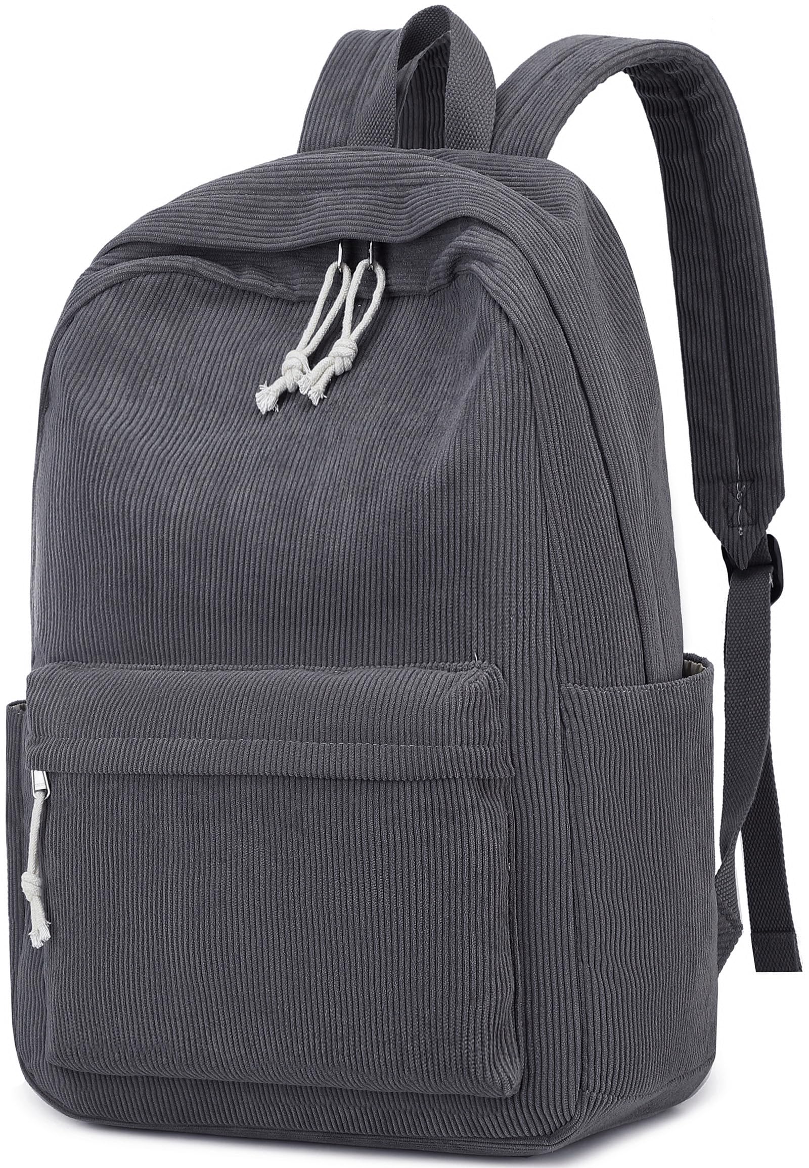 Mochila Escolar Btoop Corduroy, Portátil Grande De 17 Pulgadas Para Adolescentes - Venta Internacional.