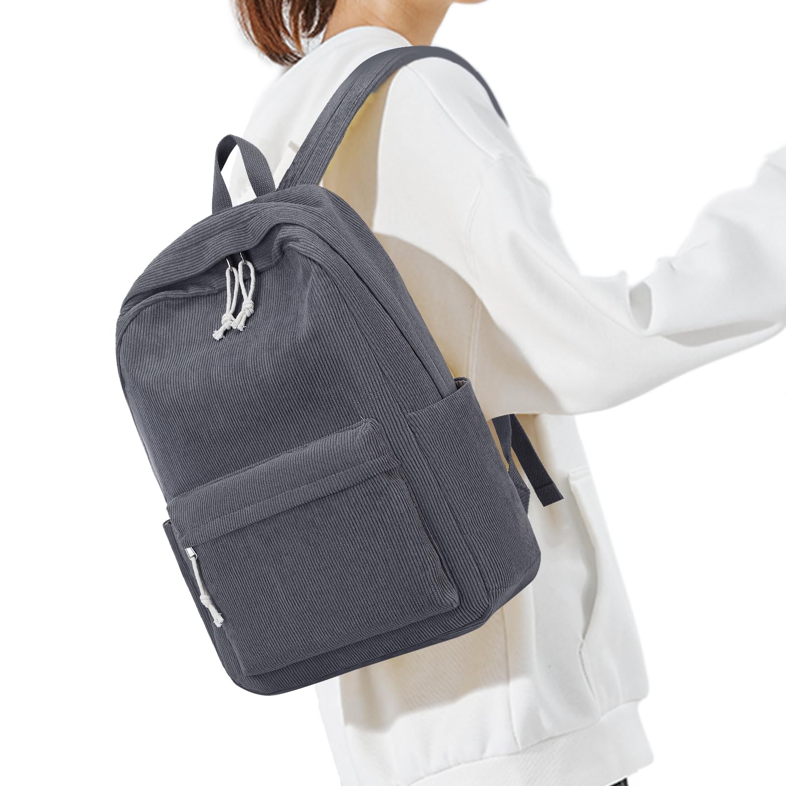 Foto 2 | Mochila Escolar Btoop Corduroy, Portátil Grande De 17 Pulgadas Para Adolescentes - Venta Internacional.