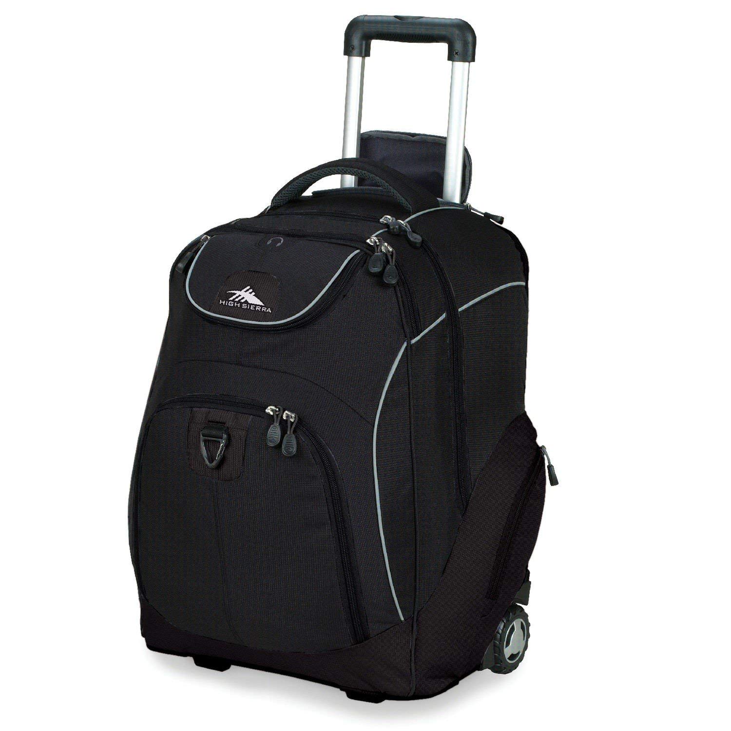 Mochila Con Ruedas High Sierra Powerglide Black 21l - Venta Internacional.