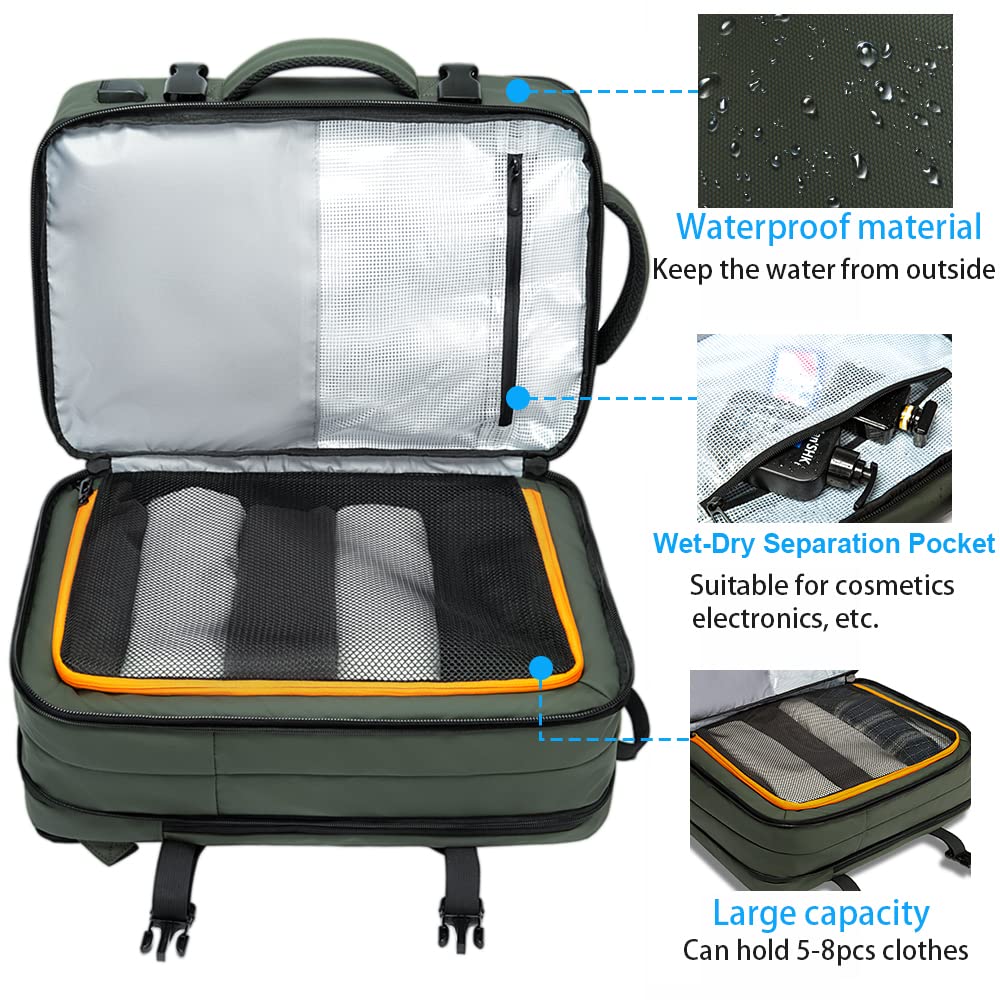 Foto 4 pulgar | Mochila De Viaje Bange, Expandible, 35 L, Impermeable Para Hombres Y Mujeres - Venta Internacional.