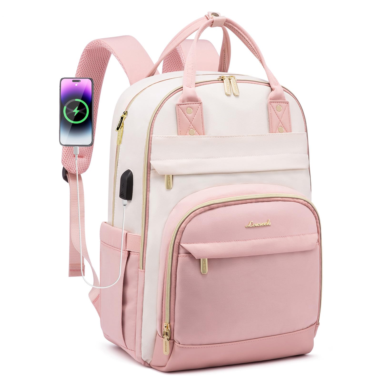 Mochila Lovevook Para Portátil De Mujer De 18 Pulgadas Impermeable - Venta Internacional.