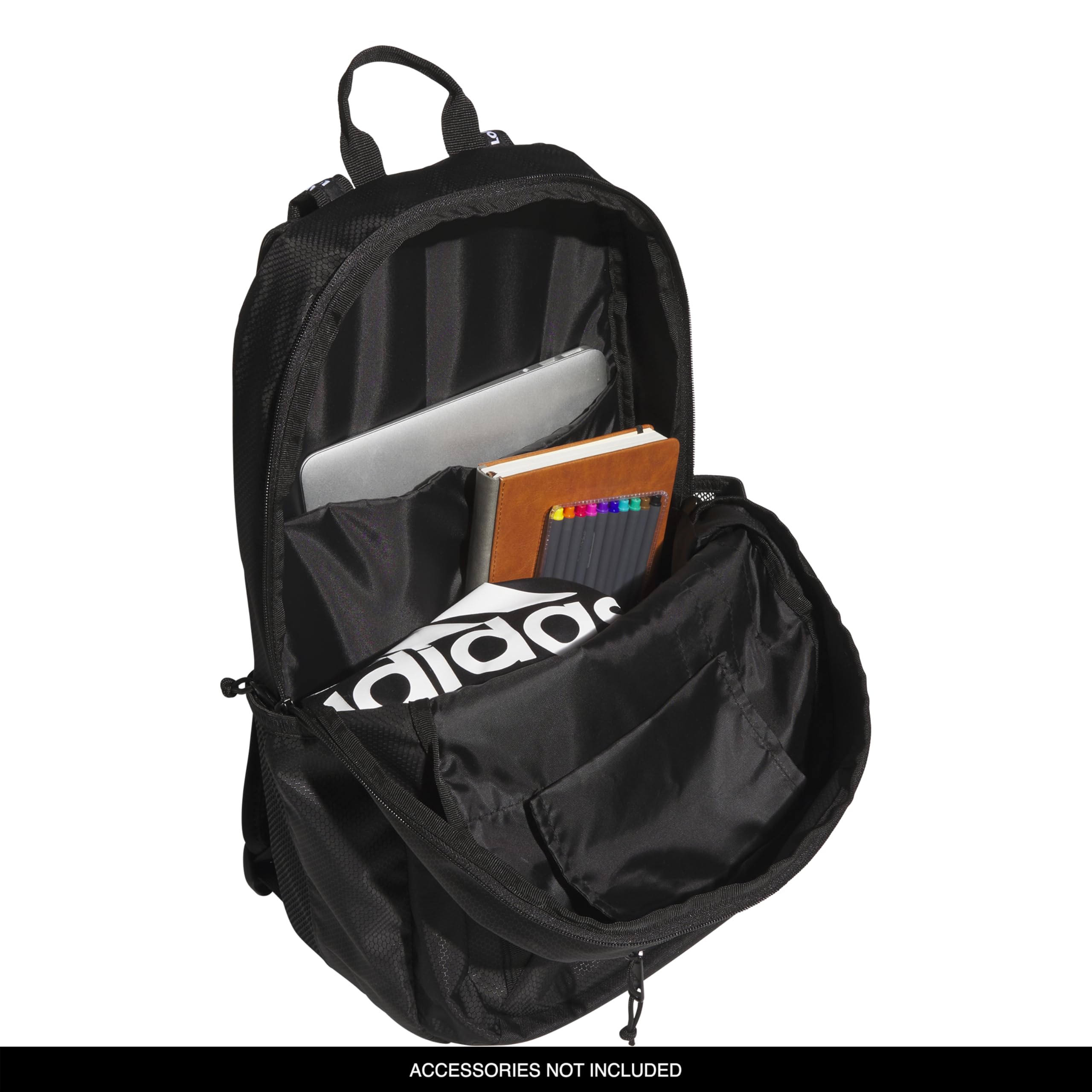 Foto 2 | Mochila Adidas Excel Durable Large Athletic En Blanco Y Negro - Venta Internacional.