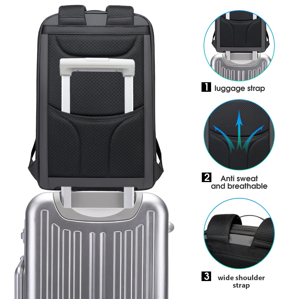 Foto 8 pulgar | Mochila Antirrobo Bange Con Puerto De Carga Usb Para Portátil De 15,6 Pulgadas - Venta Internacional.