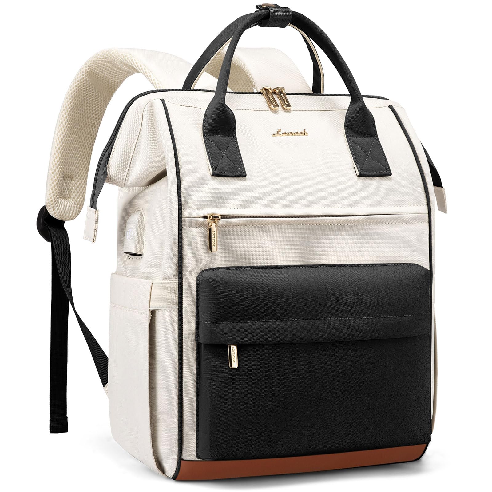 Foto 1 | Mochila Para Portátil Lovevook Para Mujer, 15.6 Pulgadas, Impermeable, Negra - Venta Internacional.
