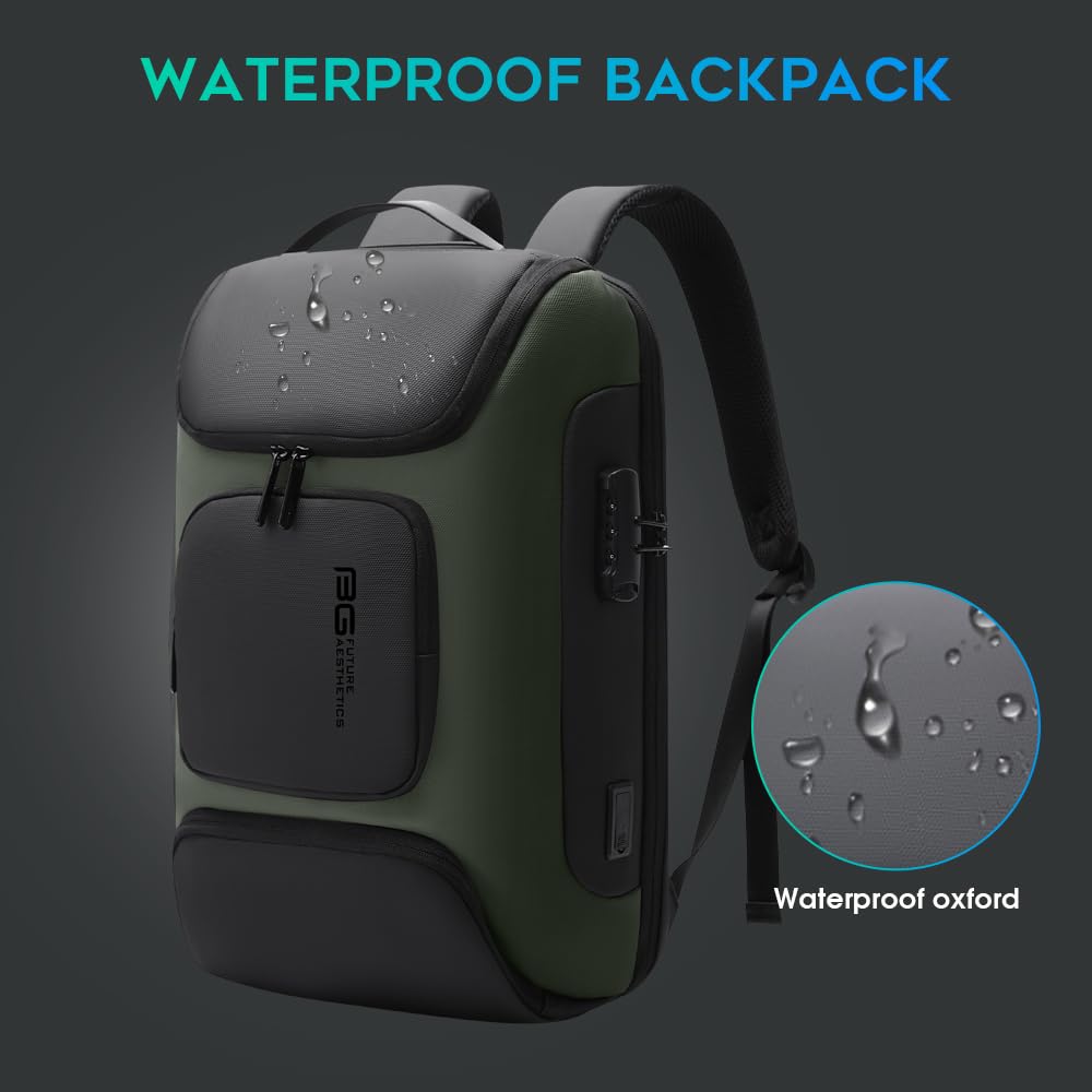 Foto 7 | Mochila Bange Business Con Puerto De Carga Usb Para Portátil De 15,6 Pulgadas - Venta Internacional.