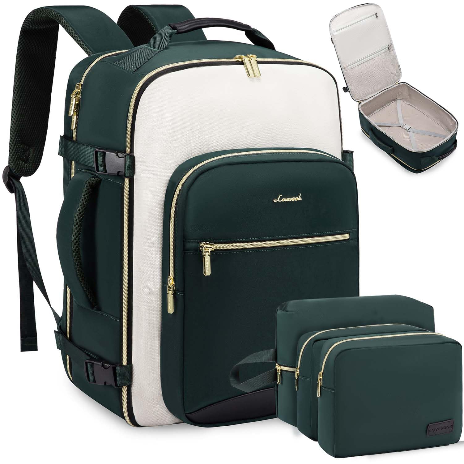 Mochila De Viaje Lovevook 40l Impermeable Para Mujeres Y Hombres - Venta Internacional.