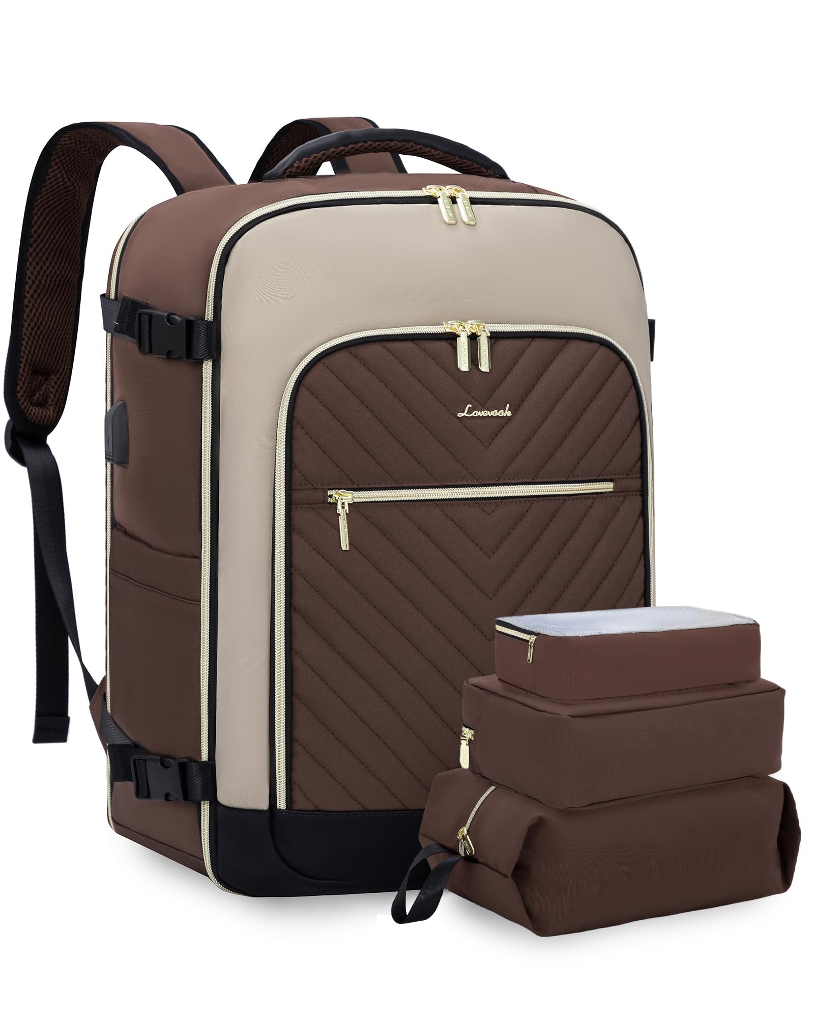 Mochila Lovevook Large Travel De 40 Litros Para Mujer Con Portátil De 17 Pulgadas - Venta Internacional.
