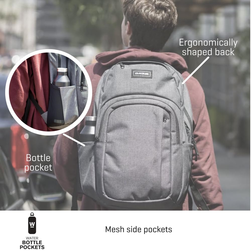 Foto 7 pulgar | Mochila Dakine Campus L 33l Carbon Para La Escuela, El Trabajo Y El Campamento - Venta Internacional.