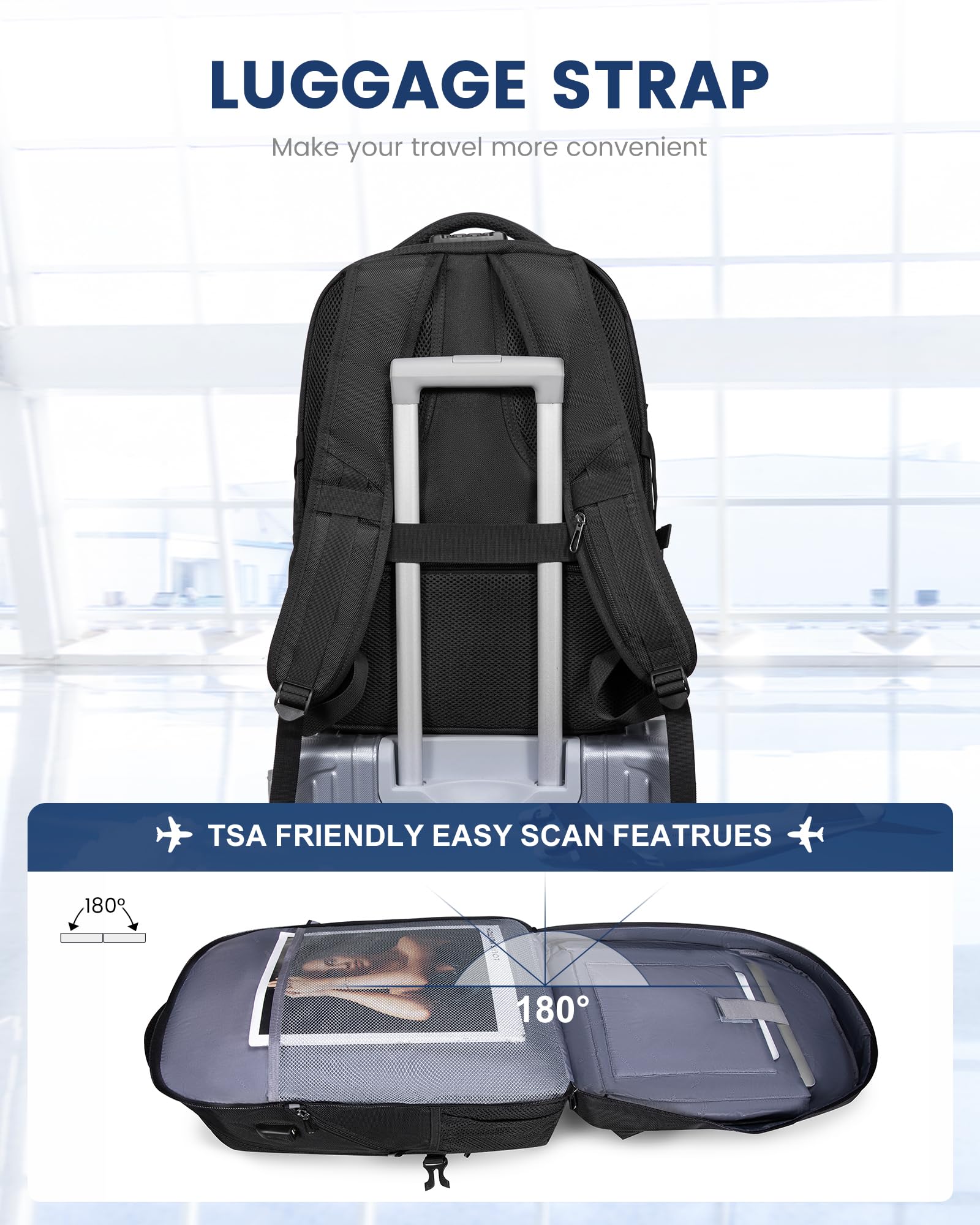 Foto 5 pulgar | Mochila Lovevook Para Portátil De Viaje, Impermeable, Antirrobo, 45 L - Venta Internacional.