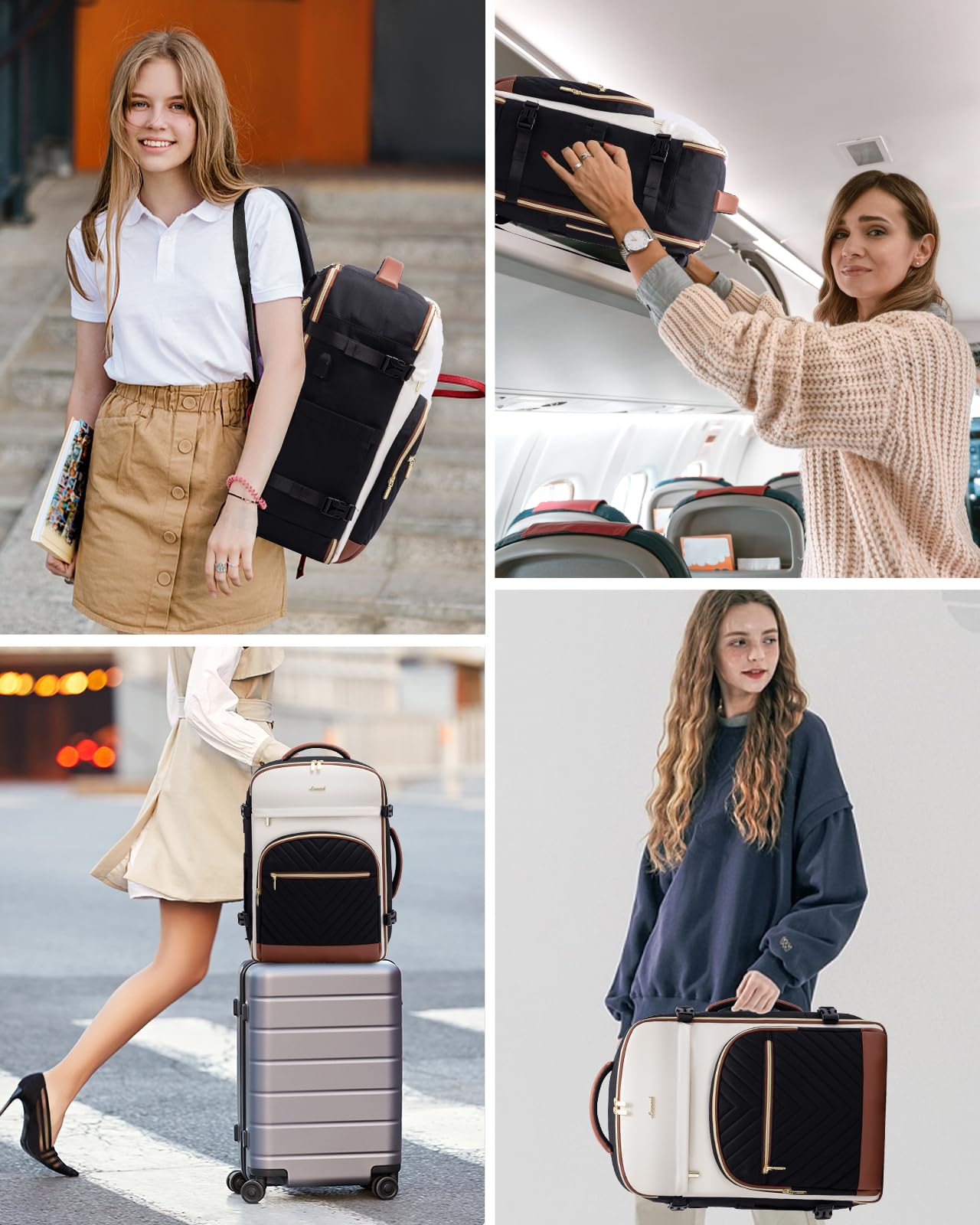 Foto 7 pulgar | Mochila De Viaje Lovevook 35l Para Mujer Con Portátil De 15,6 Pulgadas - Venta Internacional.