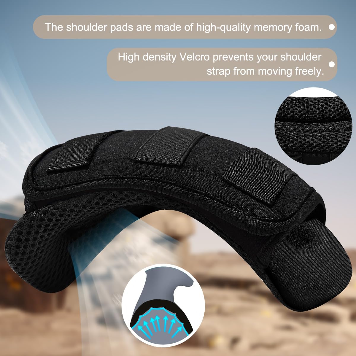 Foto 4 pulgar | Almohadilla De Hombro Zinz, Universal, Ancha, Para Bolsa, Equipaje Y Mochila - Venta Internacional.