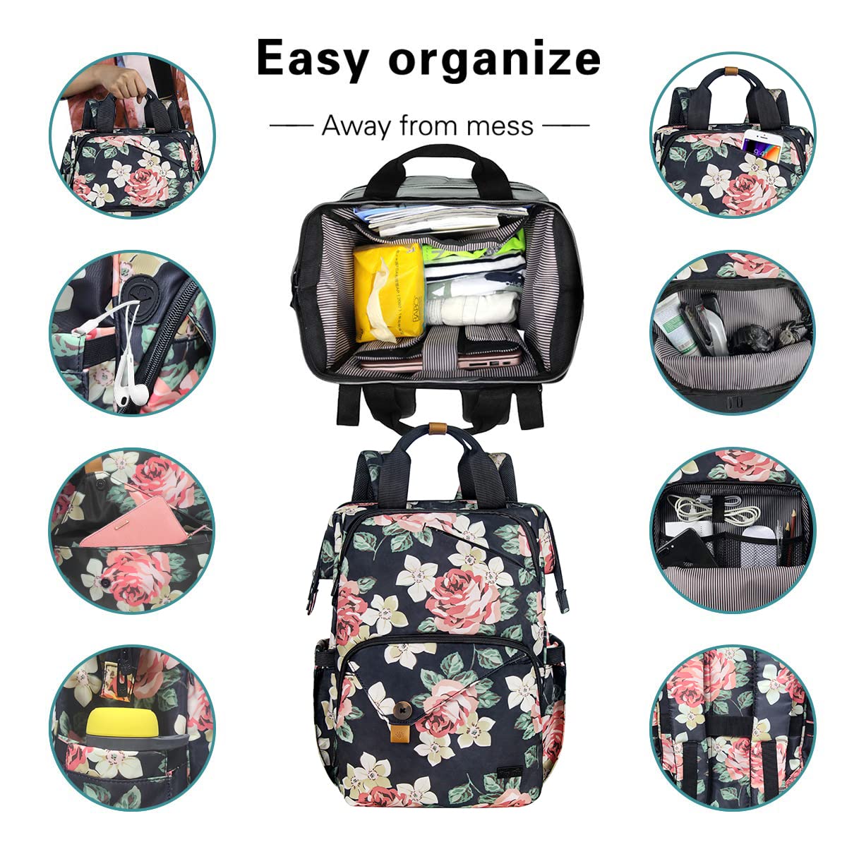Foto 5 pulgar | Mochila Hap Tim Carry On Para Portátil Mujer De 15.6 Pulgadas - Venta Internacional.
