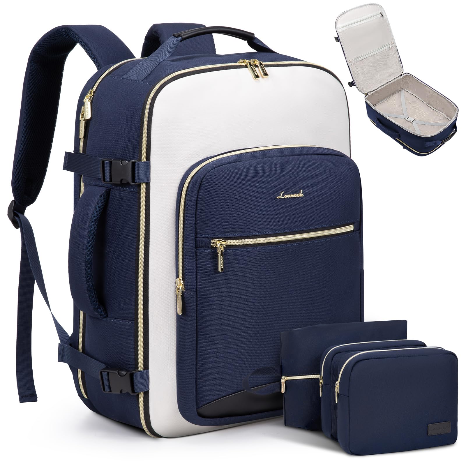 Mochila De Viaje Lovevook Large 40l Impermeable Para Mujeres Y Hombres - Venta Internacional.