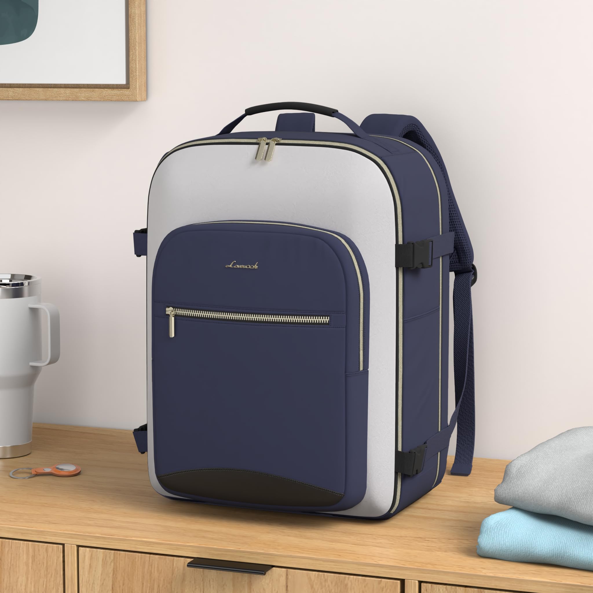 Foto 2 | Mochila De Viaje Lovevook Large 40l Impermeable Para Mujeres Y Hombres - Venta Internacional.