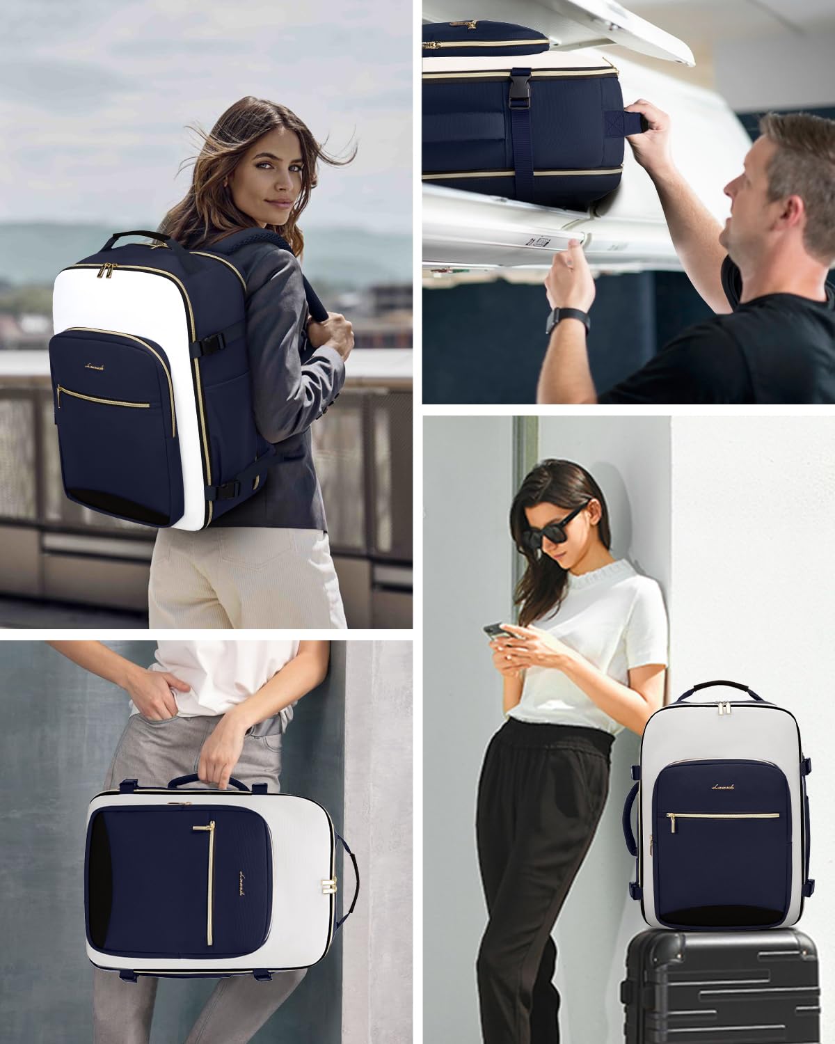 Foto 8 pulgar | Mochila De Viaje Lovevook Large 40l Impermeable Para Mujeres Y Hombres - Venta Internacional.