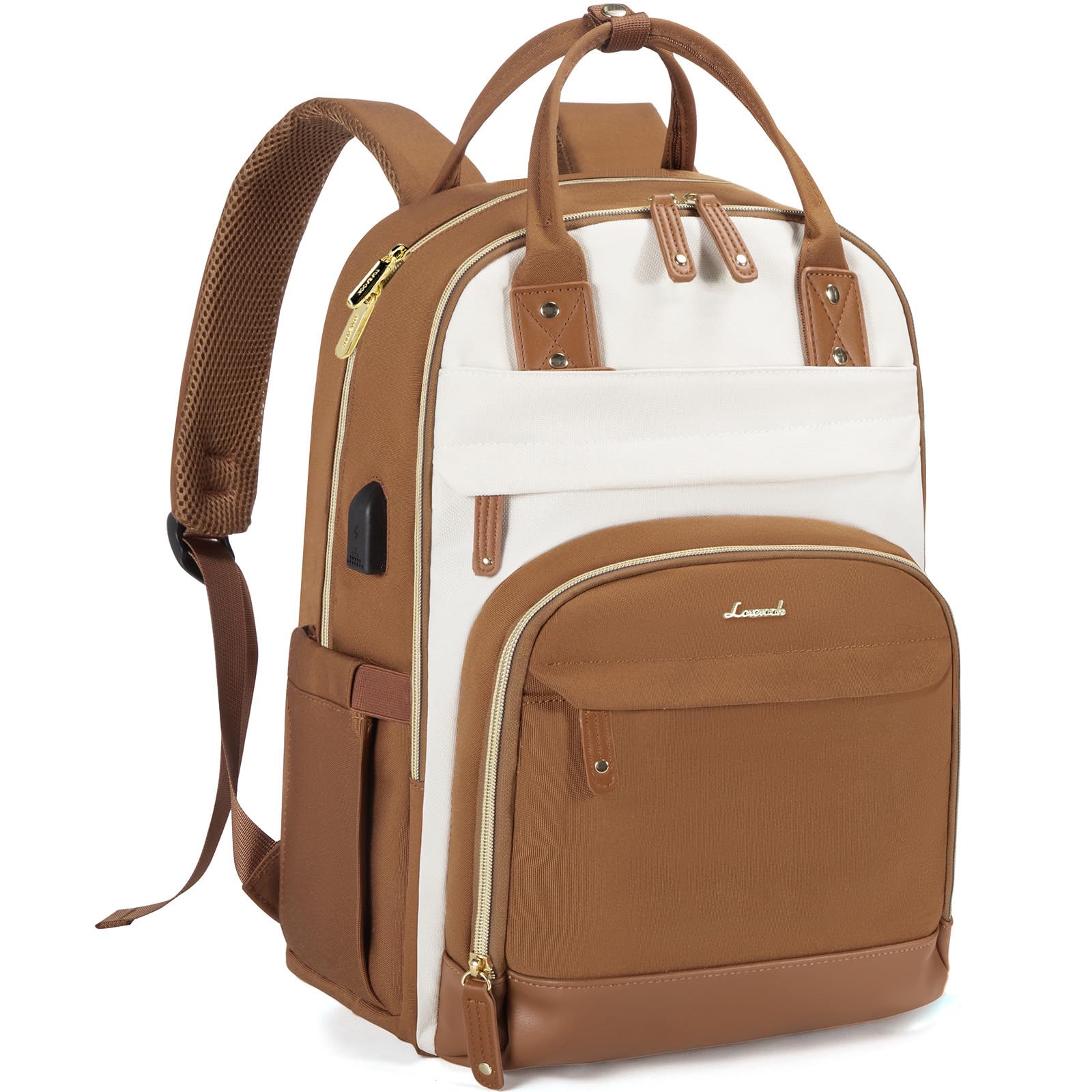 Mochila Lovevook Para Portátil De Mujer De 15,6 Pulgadas, Impermeable, De Nailon - Venta Internacional.