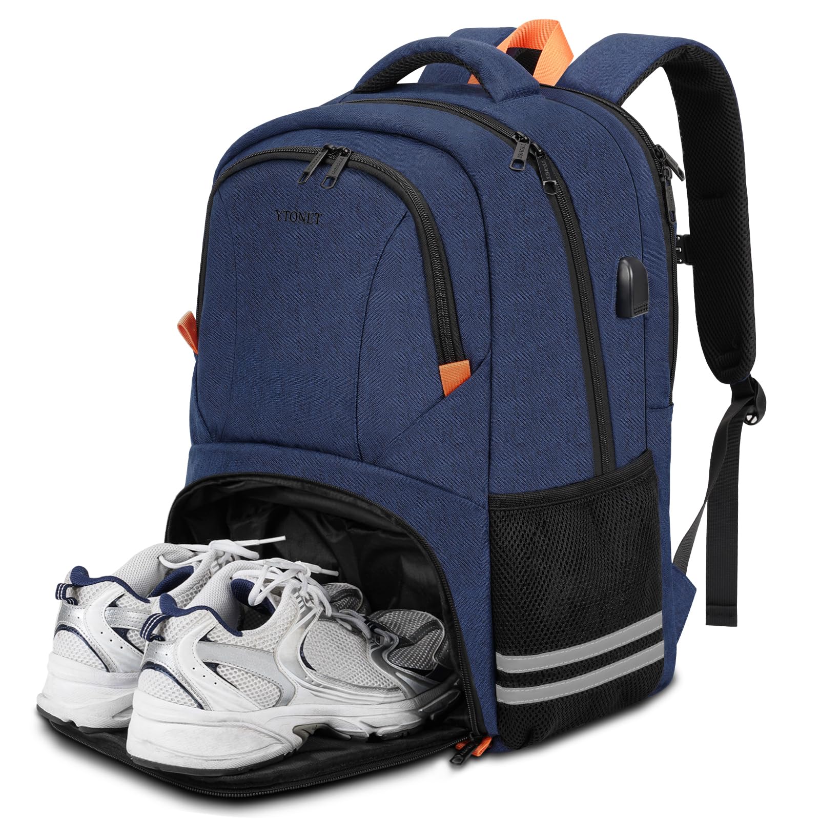 Mochila De Gimnasio Ytonet Para Hombre Y Mujer Con Puerto Usb De 15,6 Pulgadas Para Portátil - Venta Internacional.