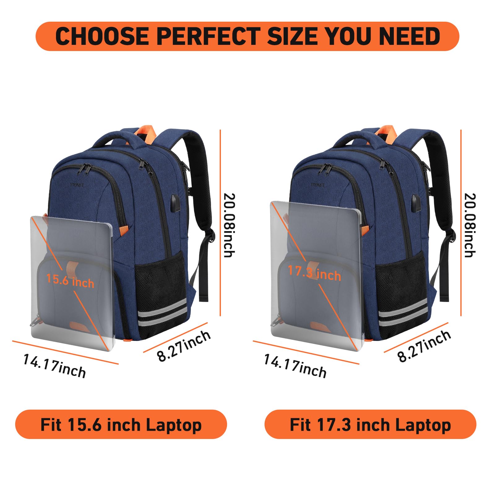 Foto 3 pulgar | Mochila De Gimnasio Ytonet Para Hombre Y Mujer Con Puerto Usb De 15,6 Pulgadas Para Portátil - Venta Internacional.