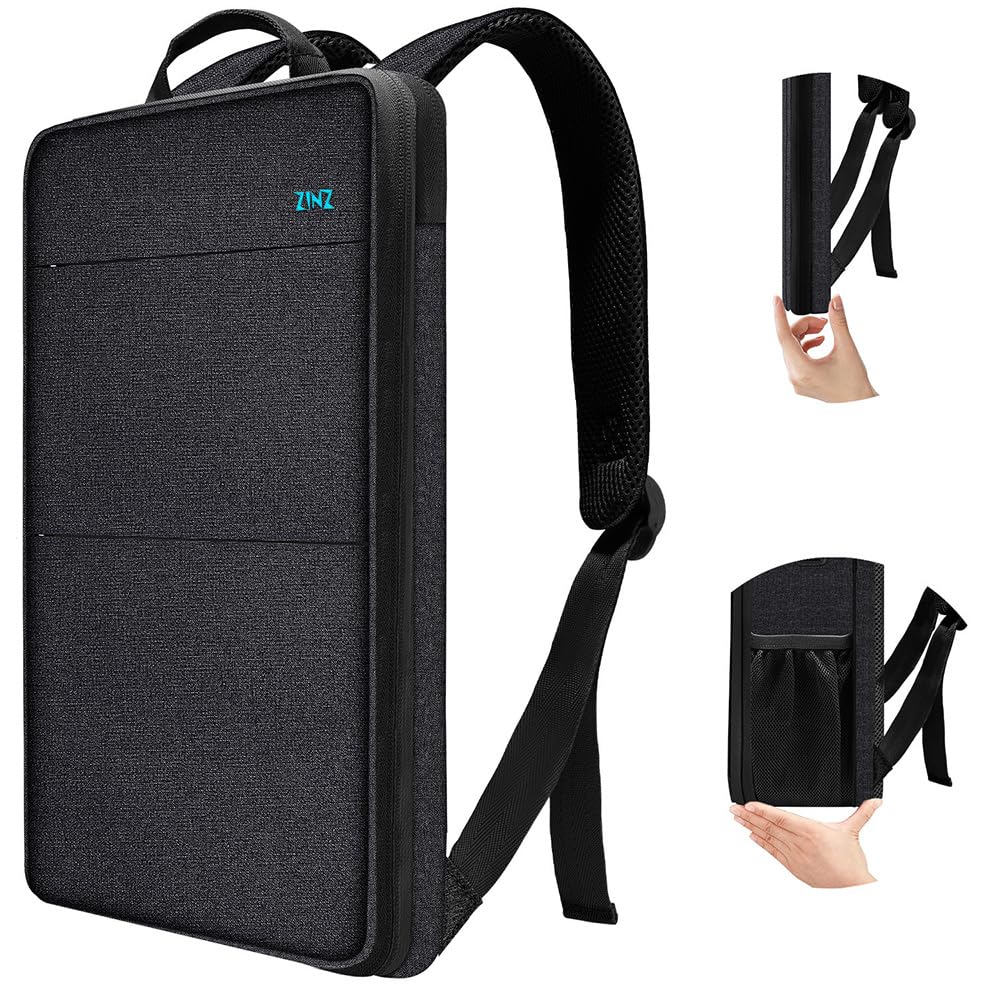 Mochila Para Portátil Zinz Delgada Y Ampliable, Resistente Al Agua De 13 A 14 Pulgadas - Venta Internacional.