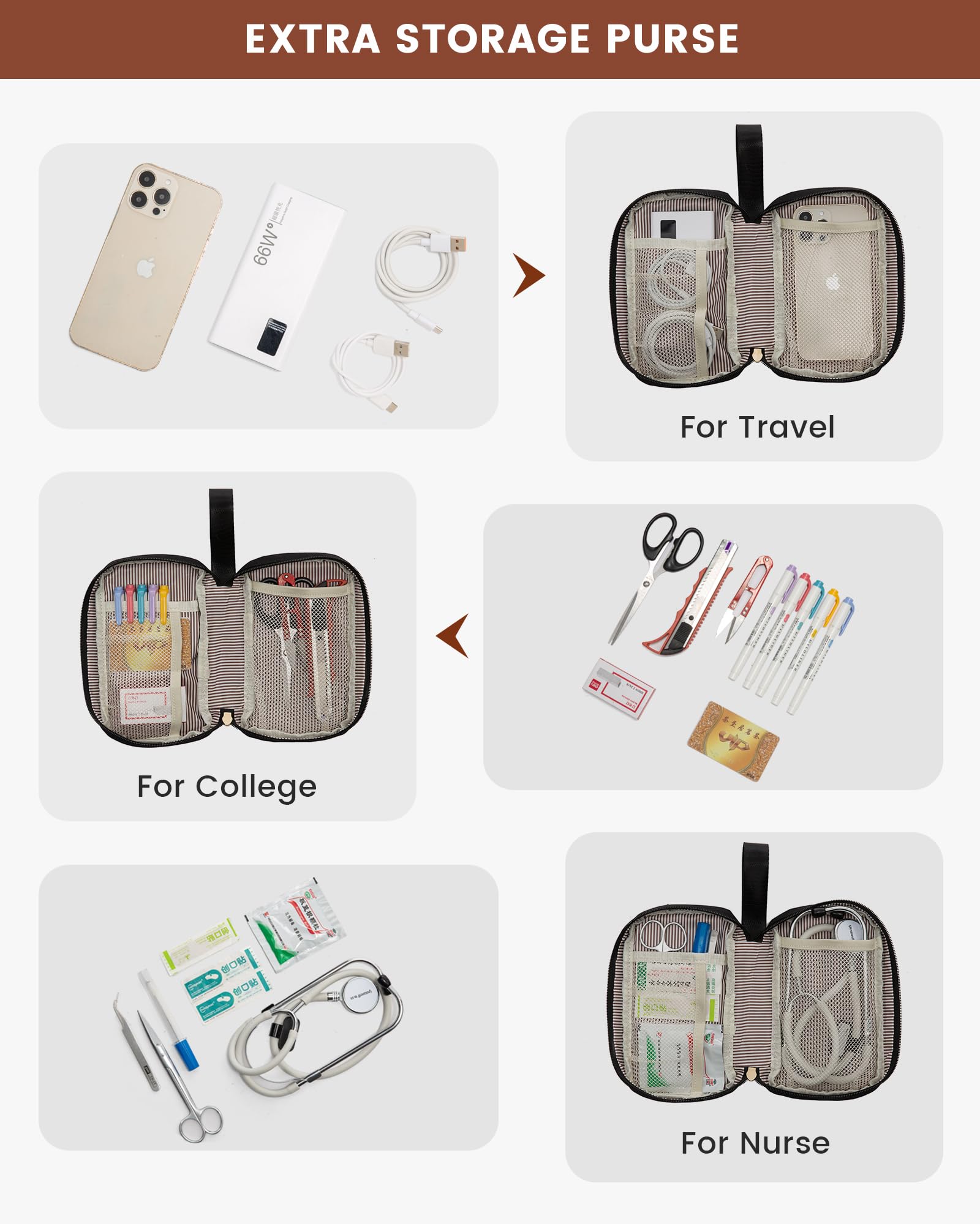 Foto 8 pulgar | Mochila Para Portátil Lovevook Para Mujer De 15.6 Pulgadas Con Puerto Usb Gris-negro - Venta Internacional.